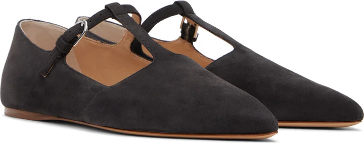 Gabriela Hearst Black Lola Ballerina Flats - Image 4