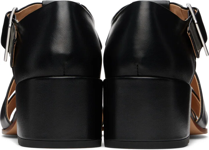 Gabriela Hearst Black Lyle Block Heel Heeled Sandals - Image 2