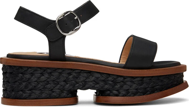 Gabriela Hearst Black Michael Sandals