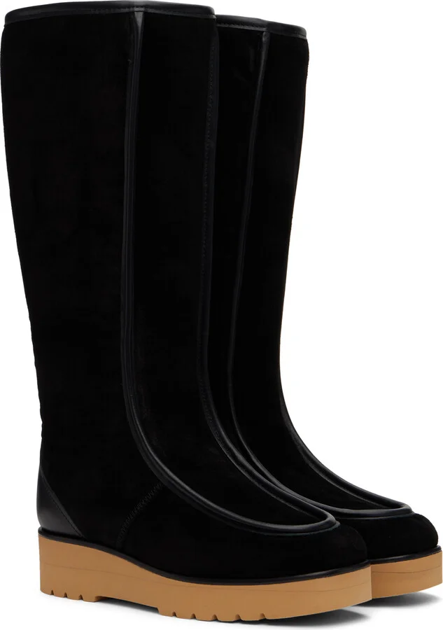 Gabriela Hearst Black Shearling Tayna Boots - Image 4