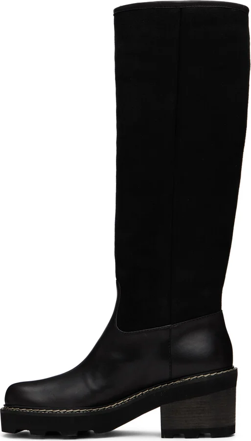 Gabriela Hearst Black Shearling Vylos Boots - Image 3