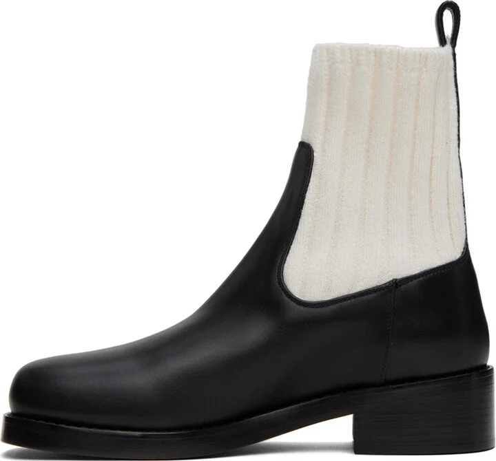 Gabriela Hearst Black & White Hobbes Boots - Image 3