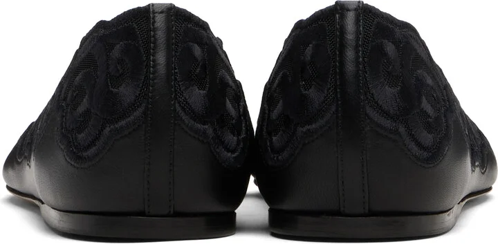 Gabriela Hearst Black Ziva Ballerina Flats - Image 2