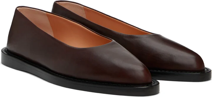 Gabriela Hearst Brown Kati Ballerina Flats - Image 4