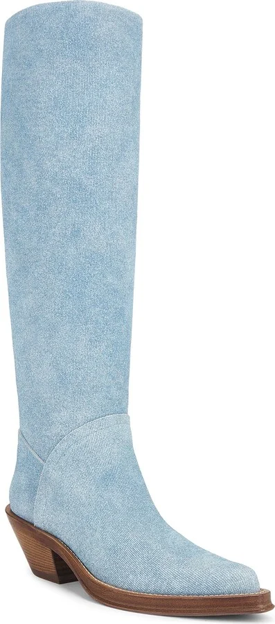 Gabriela Hearst Camero Boot in Blue - Image 2