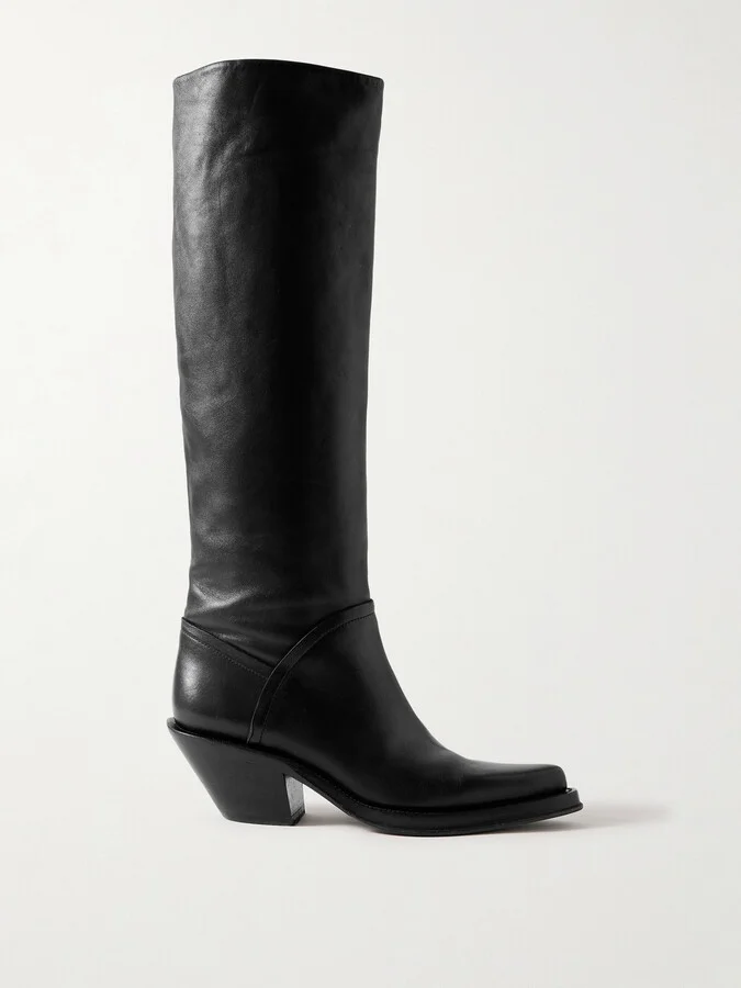 Gabriela Hearst - Camero Leather Knee Boots - Black