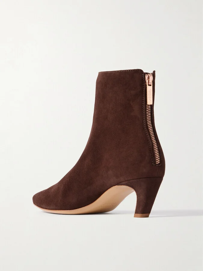 Gabriela Hearst - Clayton Suede Ankle Boots - Brown - Image 3