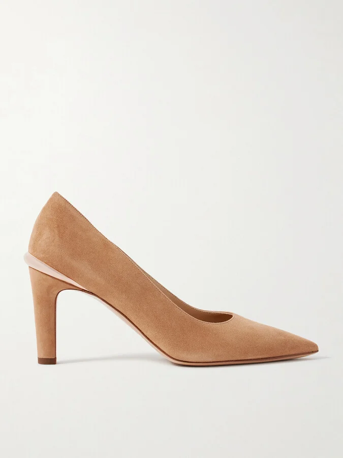 Gabriela Hearst - Edwina Suede Pumps - Neutrals
