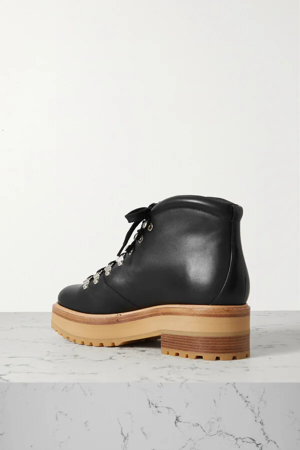Gabriela Hearst - Kash Leather Boots - Black - Image 3