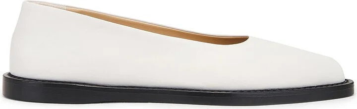 Gabriela Hearst Kati Ballerina Flat in Cream