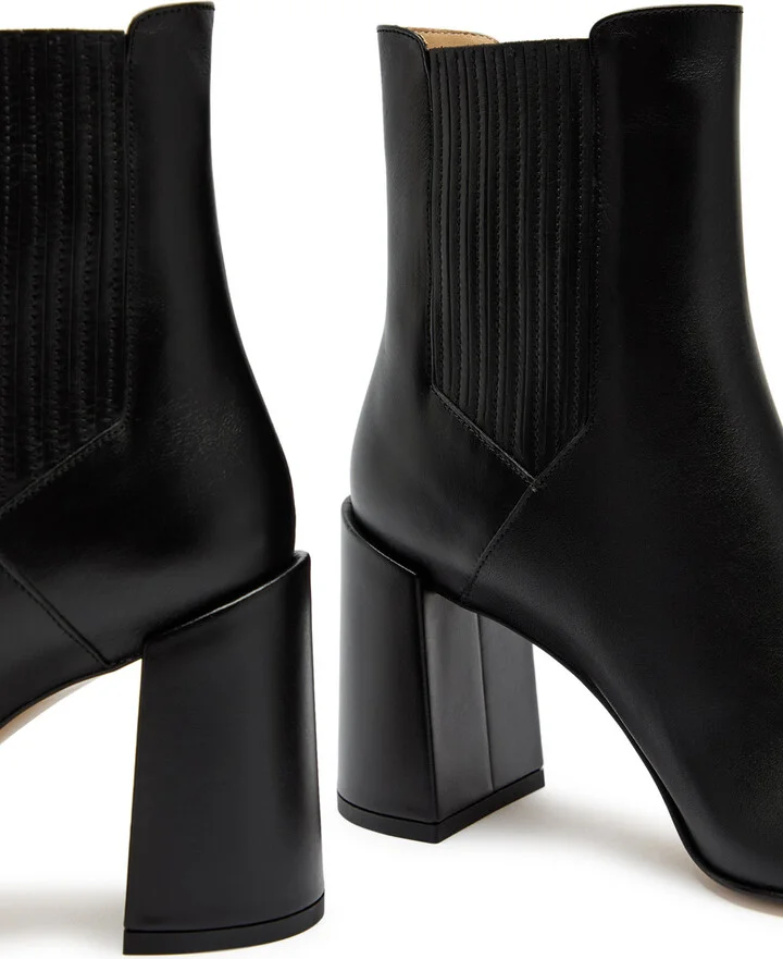 Gabriela Hearst Luke 70 Leather Ankle Boots - Image 4