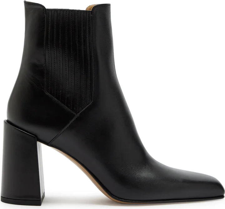 Gabriela Hearst Luke 70 Leather Ankle Boots
