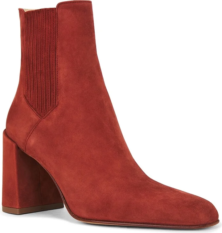 Gabriela Hearst Luke Boot in Burnt Orange - Image 2