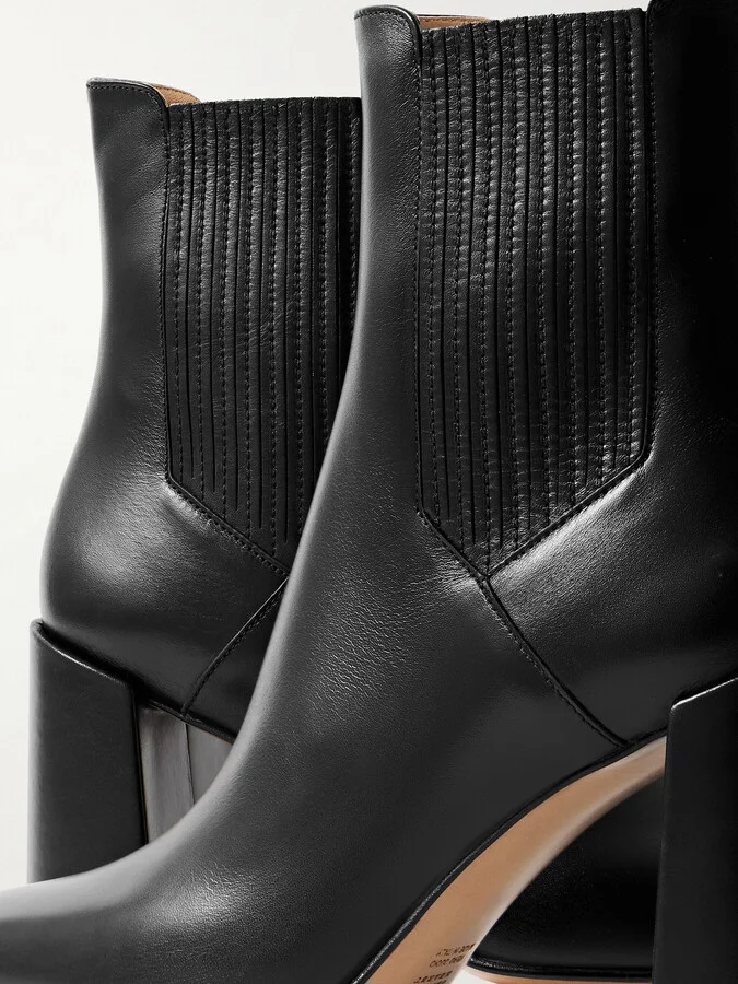 Gabriela Hearst - Luke Leather Ankle Boots - Black - Image 4