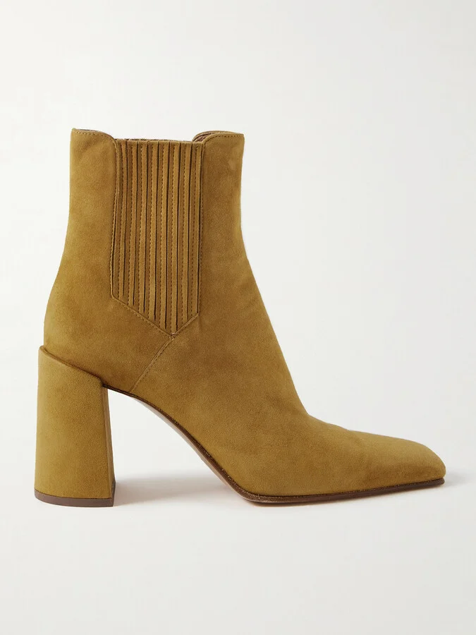 Gabriela Hearst - Luke Suede Ankle Boots - Yellow