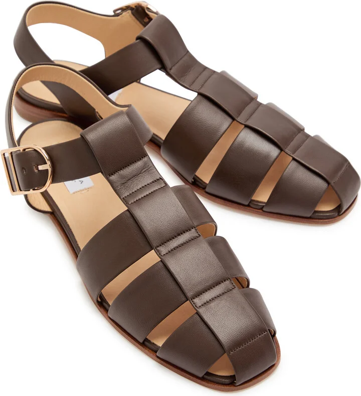 Gabriela Hearst Lynn Leather Sandals - Image 3