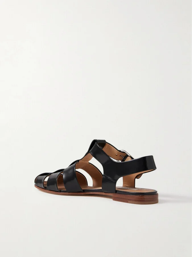 Gabriela Hearst - Lynn Leather Sandals - Black - Image 3