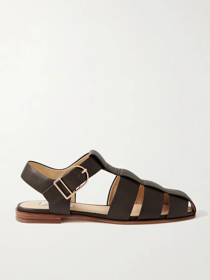 Gabriela Hearst - Lynn Leather Sandals - Brown