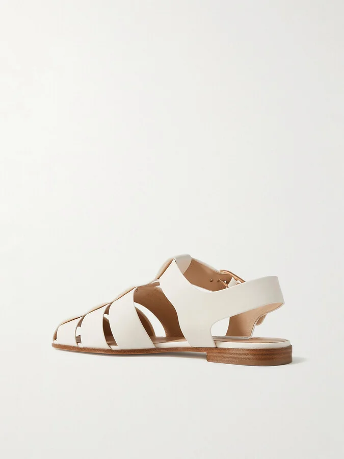 Gabriela Hearst - Lynn Leather Sandals - Off-white - Image 3