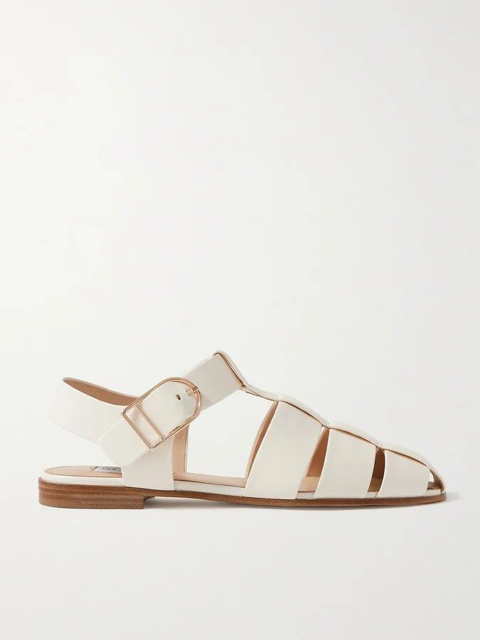 Gabriela Hearst - Lynn Leather Sandals - Off-white