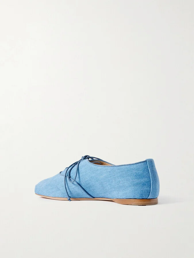 Gabriela Hearst - Maya Denim Brogues - Blue - Image 3