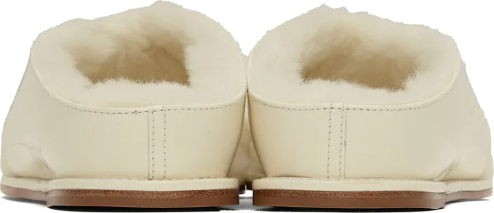Gabriela Hearst Off-White Ellington Slides - Image 2