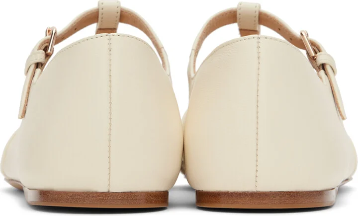 Gabriela Hearst Off-White Lola Ballerina Flats - Image 2