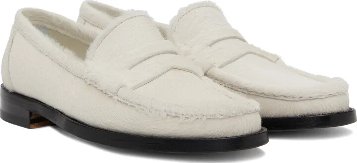 Gabriela Hearst Off-White Pierre Loafers - Image 4