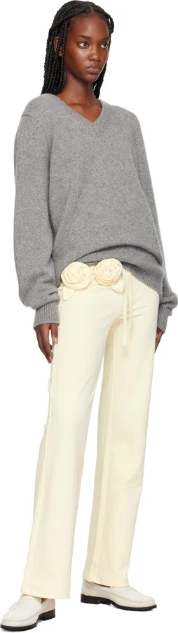 Gabriela Hearst Off-White Pierre Loafers - Image 5