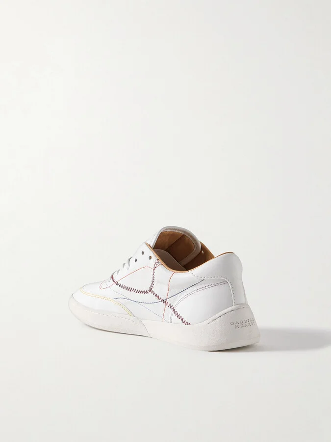 Gabriela Hearst - Ohio Leather Sneakers - White - Image 3