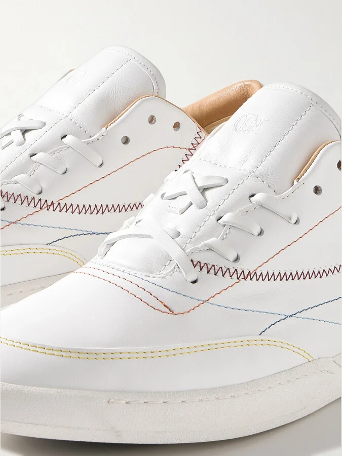 Gabriela Hearst - Ohio Leather Sneakers - White - Image 4