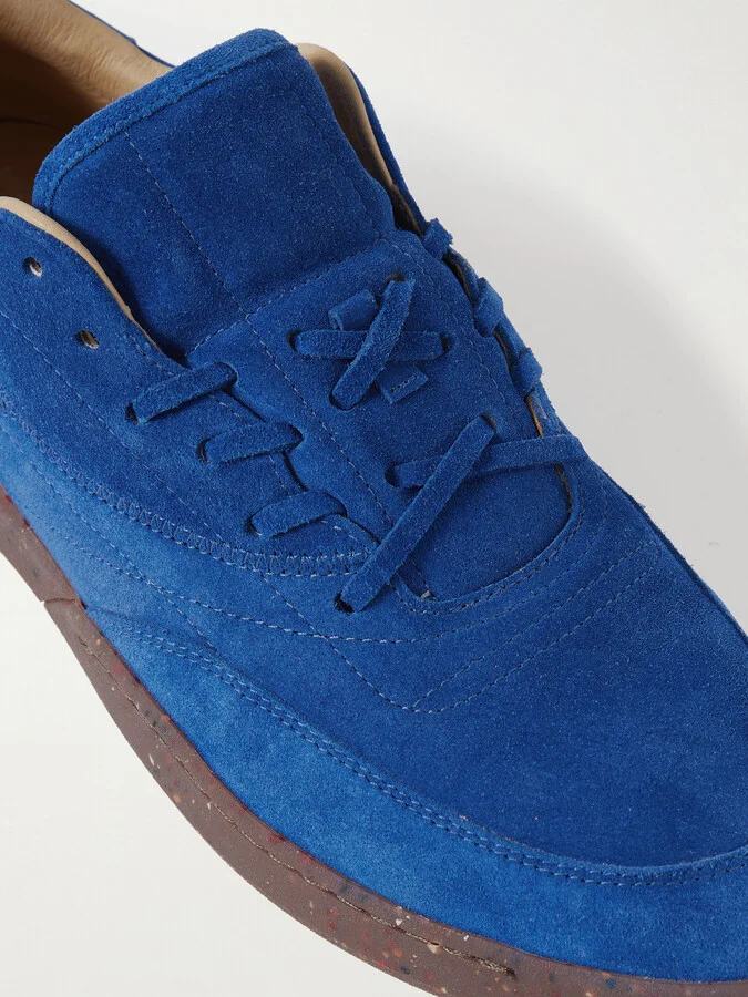 Gabriela Hearst - Ohio Suede Sneakers - Blue - Image 4