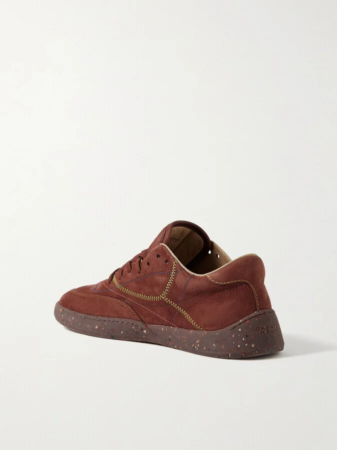 Gabriela Hearst - Ohio Suede Sneakers - Burgundy - Image 3