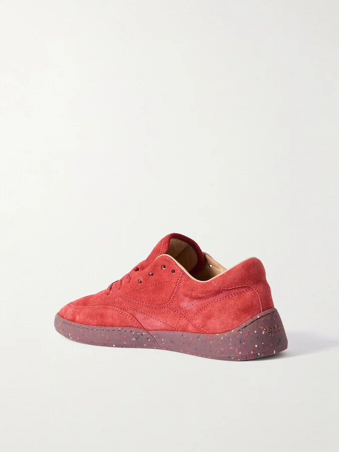 Gabriela Hearst - Ohio Suede Sneakers - Orange - Image 3
