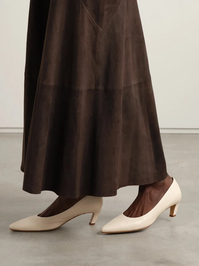 Gabriela Hearst - Peggy Leather Pumps - Cream - Image 2