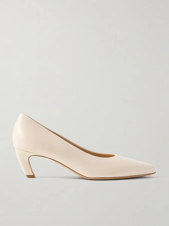 Gabriela Hearst - Peggy Leather Pumps - Cream