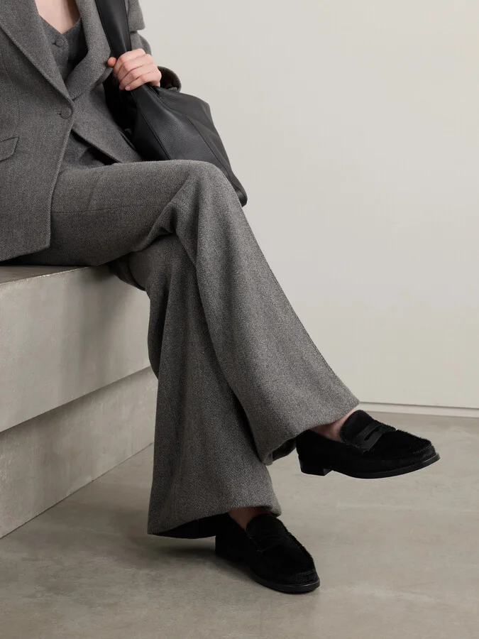 Gabriela Hearst - Pierre Calf Hair Loafers - Black - Image 2