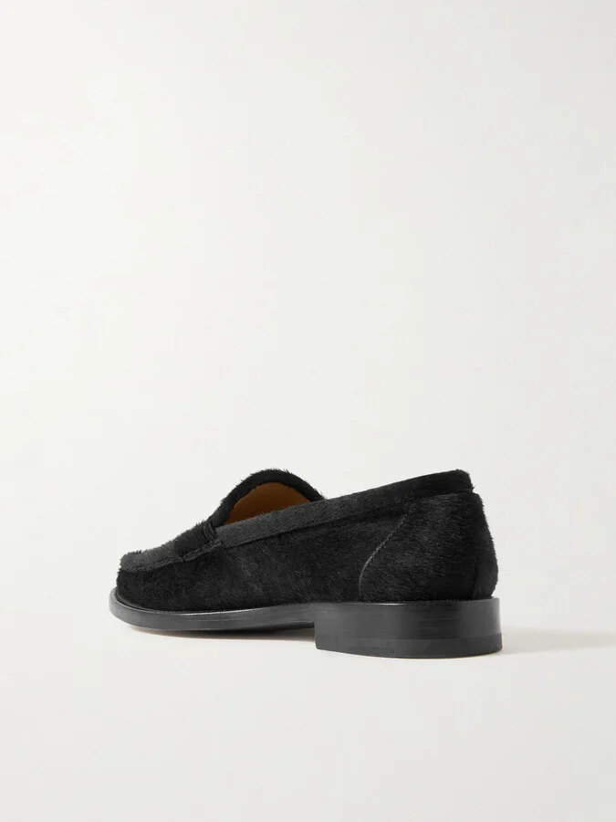 Gabriela Hearst - Pierre Calf Hair Loafers - Black - Image 3