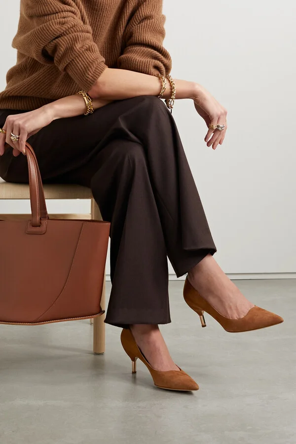 Gabriela Hearst - Sofia Suede Pumps - Brown - Image 2