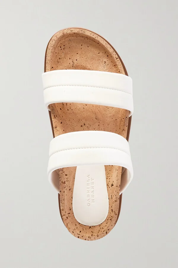 Gabriela Hearst - Striker Leather Sandals - White - Image 5