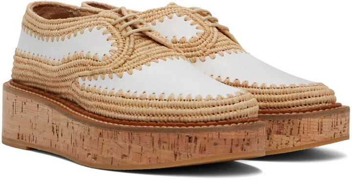 Gabriela Hearst White Clergerie Edition Louis Brogues - Image 4
