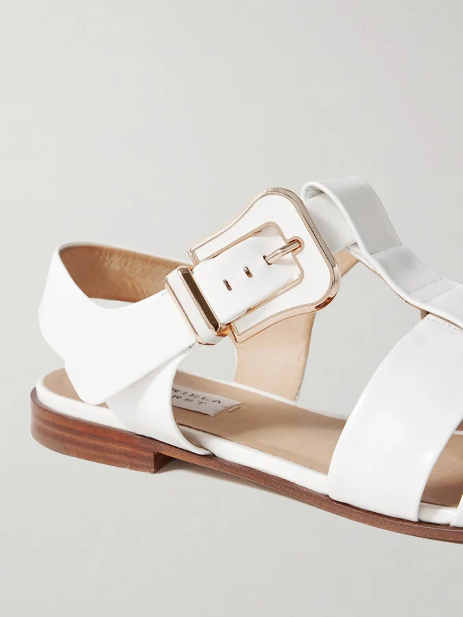 Gabriela Hearst - Zoey Leather Sandals - White - Image 4