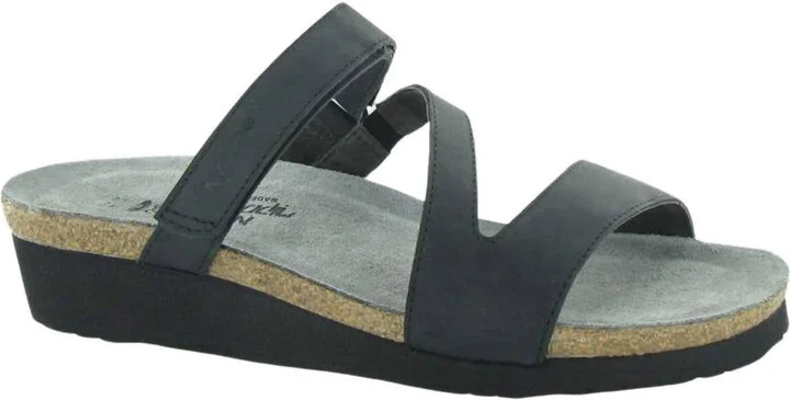 Gabriela Sandals In Coal Oily Nubuck