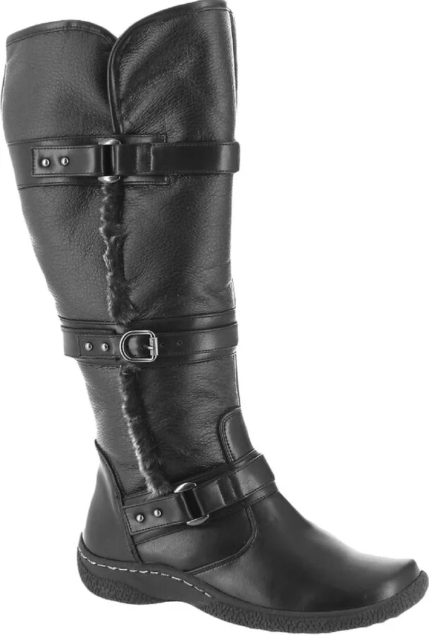 Gabrielle 2 Womens Faux Leather Knee-High Winter & Snow Boots