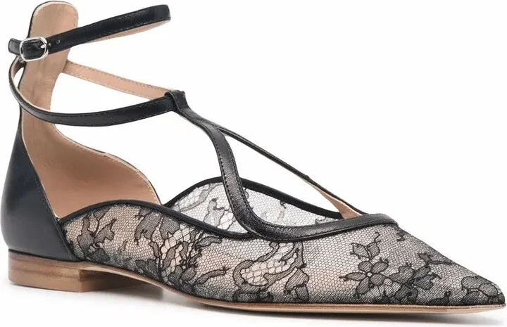 Gae floral-lace ballerina shoes - Image 2