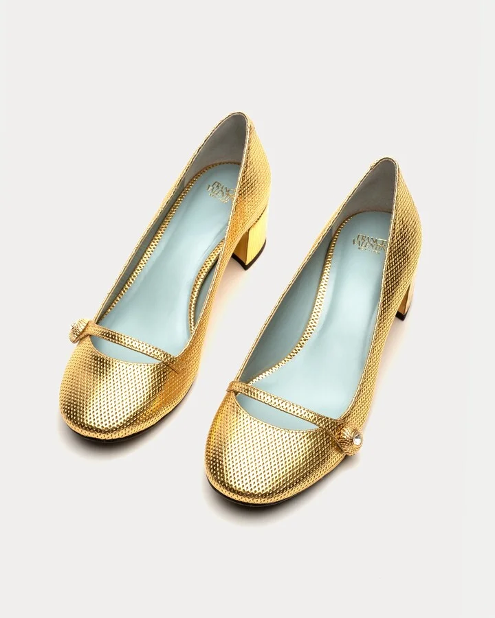 Gaga Pump Leather - Gold