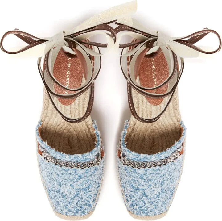 Gaia Denim Boucle espadrilles - Image 4