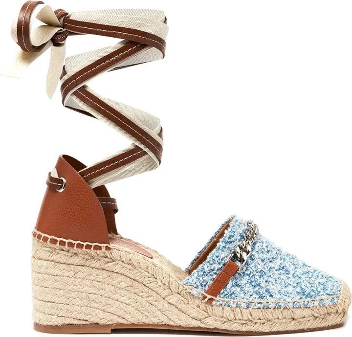Gaia Denim Boucle espadrilles