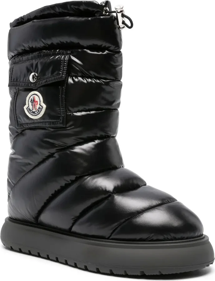 Gaia logo-patch snow boots - Image 2