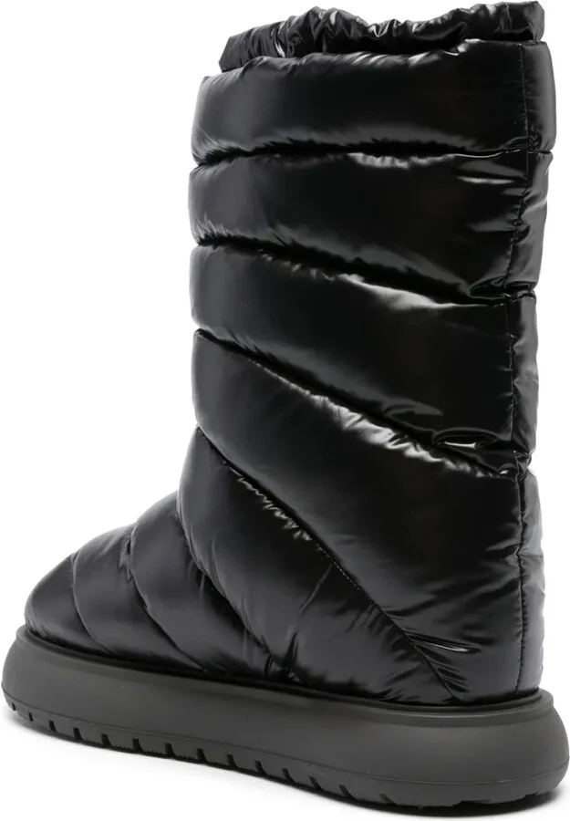 Gaia logo-patch snow boots - Image 3